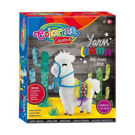 Zestaw z włóczką Colorino Kids Creative, Lama